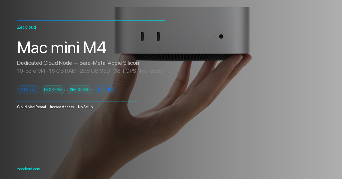 Mac mini M4 SSH 与 VNC 远程接入对比 2026